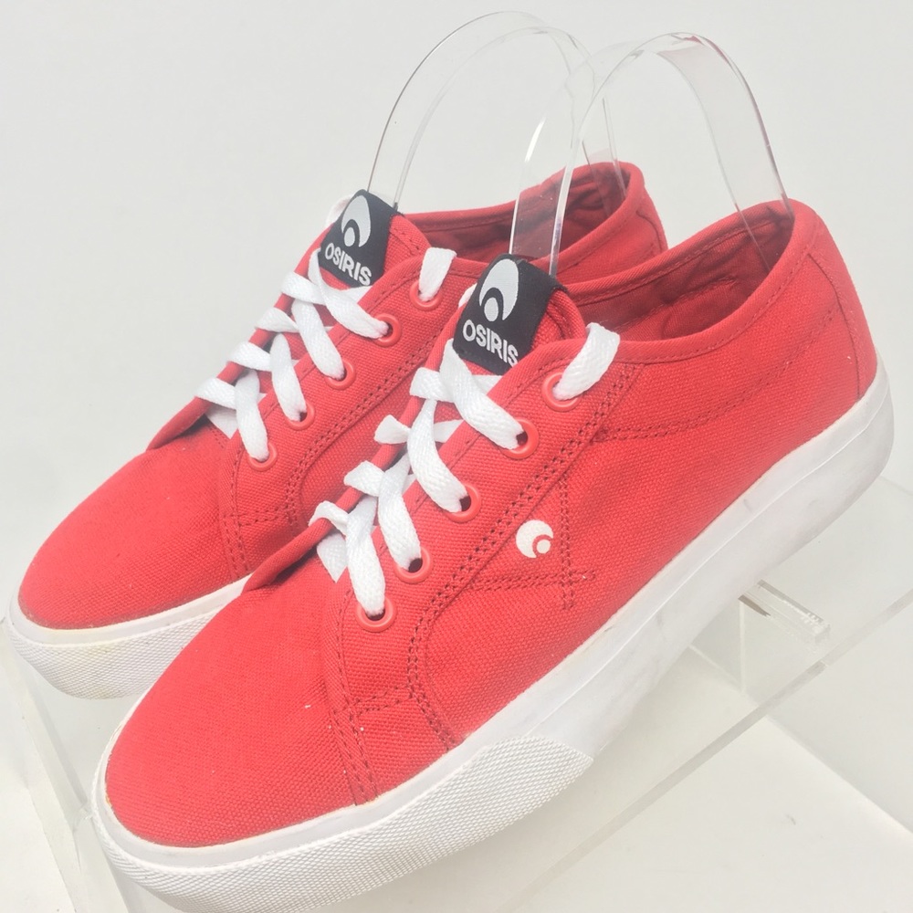 Osiris Mith Skateboarding Shoes Mens Sz 6.5 M Red